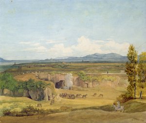Utsikt över den romerska Campagna